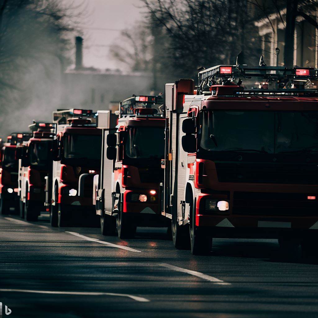 Fire apparatus responding as a fleet
